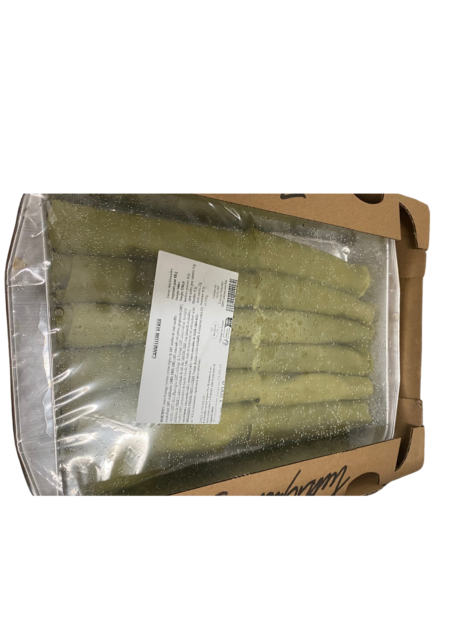 CANNELLONI VERT SANS SAUCE